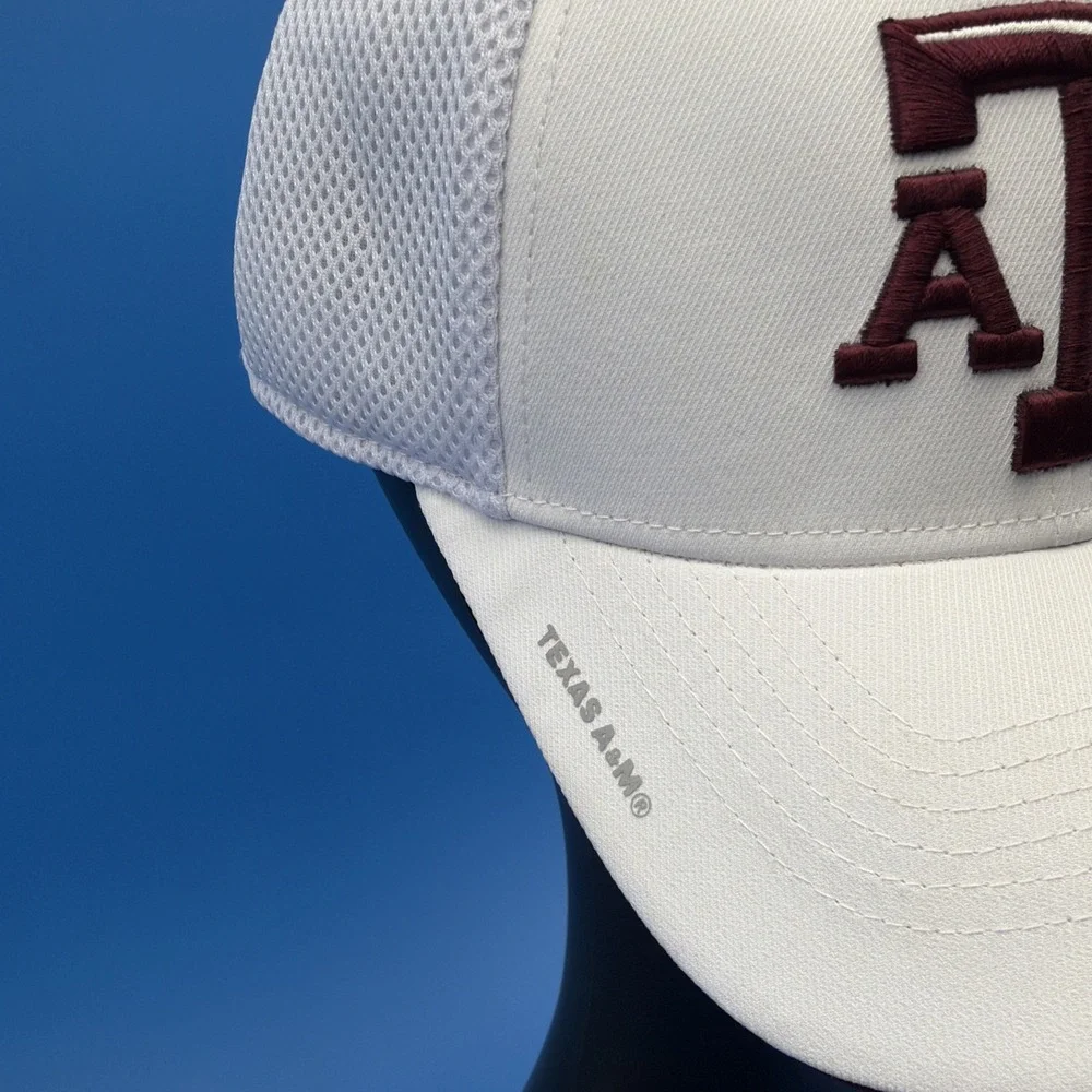 NCAA Texas A&M Aggies Adidas Adjustable White Hat Climate